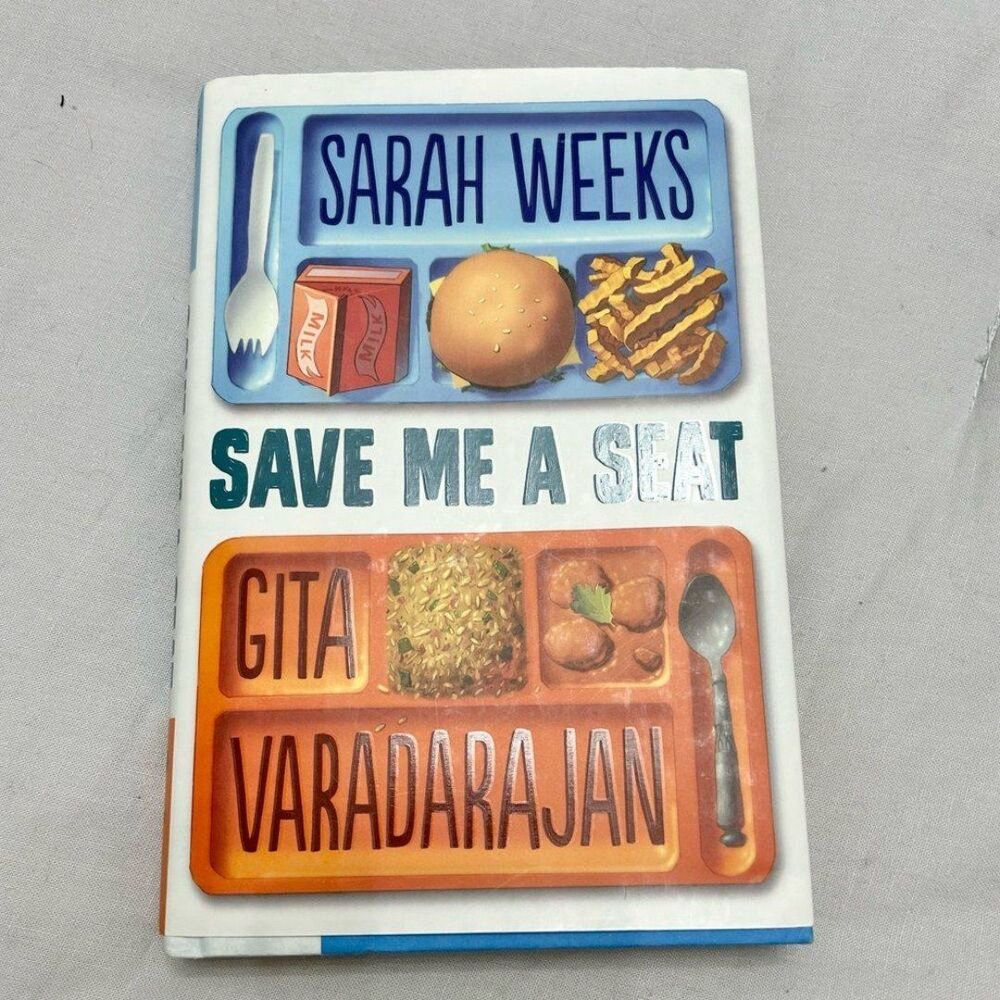 2/$10! Save Me a Seat Hardcover Scholastic Gold Book Ages 9-12 240 Pages